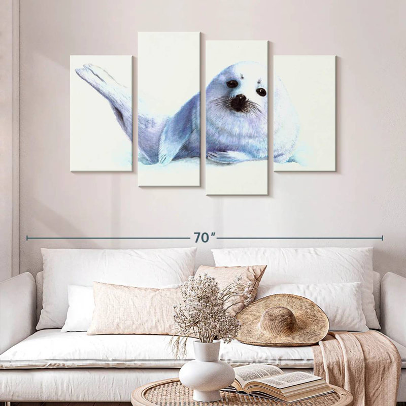 Brampt Seal, 32" H x 52" W