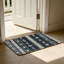 Paillasson Indigo Tribal 24 "x 36"