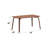 Ginny Walnut Finish Dining Table-2019070129