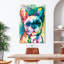 Bouledogue français, peinture sur toile-1746760372