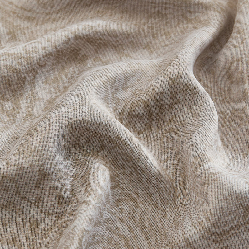 Rideau occultant en polyester Rodmur Paisley, Naturel, L 52 po x L 95 po