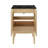 Bosse 24" Freestanding Bathroom Vanity in Natural Oak with Black Sink Top-105940852-105940853-121676151