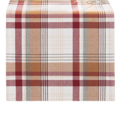 Torrey Plaid Harvest Cotton Table Runner