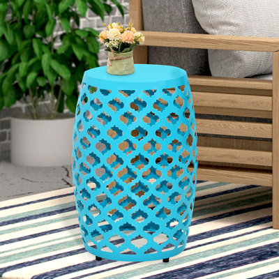 Iron Top End Table
