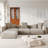 Nikodemos 4-Person Corduroy L-Shaped Sectional -1205061373