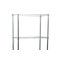  50" H x 23.25" W x 13.31" D 4 Tier Storage Rack