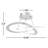 Concord 2 - Light 19.69'' Simple Geometric Led Semi Flush Mount For Living Room/Bedroom-975171462