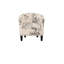 66 cm Wide Modern Barrel Chair with Upholstered Ottoman-2116193451