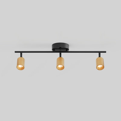 Shura 3-Light Integrated LED Track Light with Rotatable Heads, 2 ft. Fixed Track Lighting Kit, 3000k, 1470 Lumens