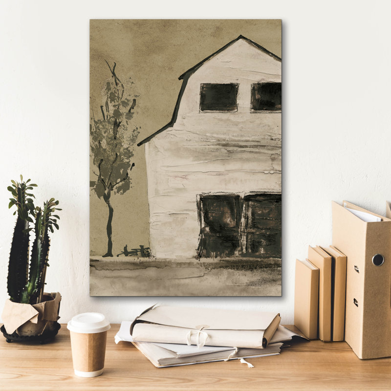 August Grove 'Brown Barn 4' by Chris Paschke Canvas Wall Art, 18" x 26"