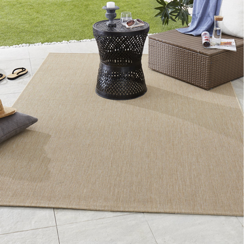 Meadow Flatweave Beige Rug, Rectangle 160cm x 230cm
