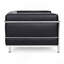 Fauteuil Petit Modele noir grain