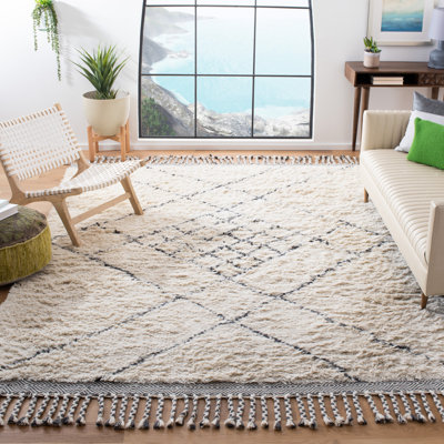 Powell Hand Woven Wool Southwestern Rug