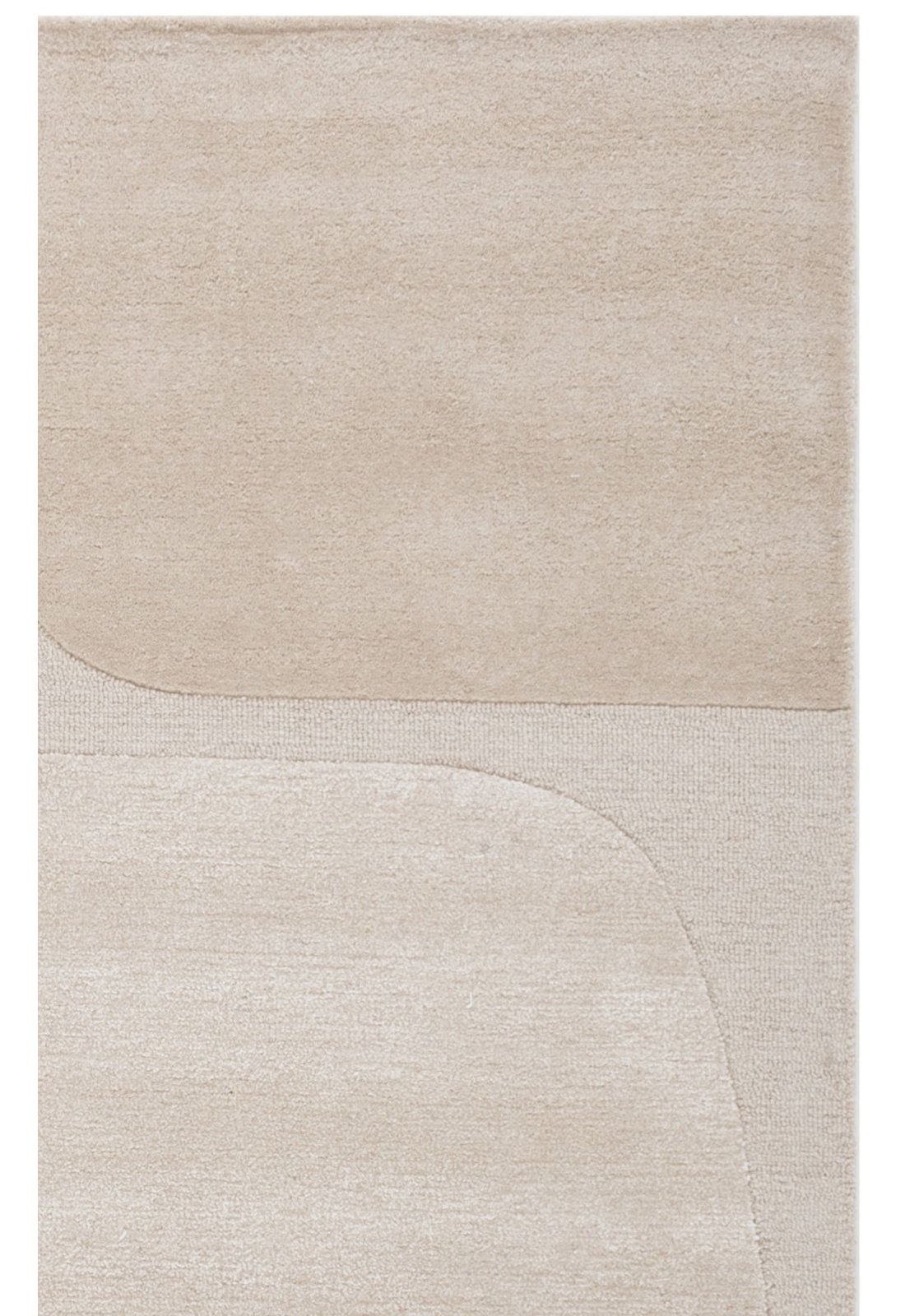 Martella Hand-Tufted Geometric Wool Rug, Square 6'