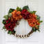 Couronne de guirlande de fleurs 17,72 pouces
