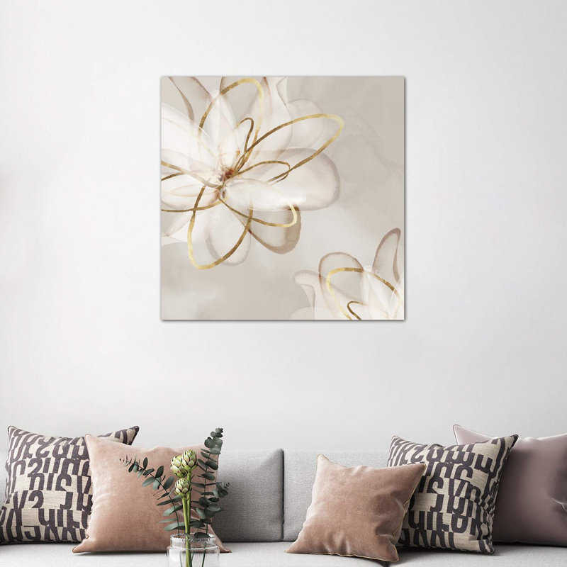 Transparent Beauty I by Eva Watts - Wrapped Canvas Print, 93.98 cm H x 93.98 cm W, Classic Wood Floater Framed
