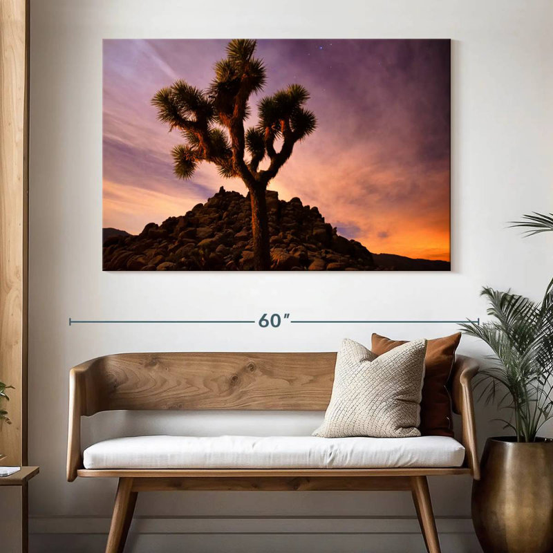 Harnek Dusky Joshua Tree, 34" H x 51" W