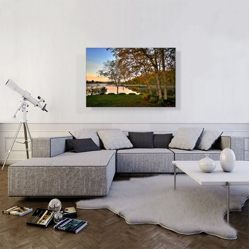 «Autumn in Canada Fall Colors», reproduction de photo sur toile tendue, H 26 po x l 40 po x 1,5 po