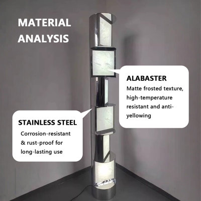 Ornement décoratif en acier inoxydable 68,11 po