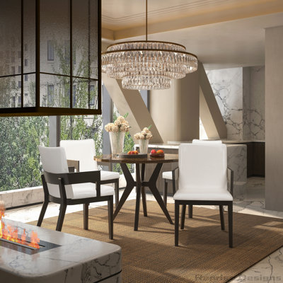 Upholstered Dining Chairs Set of 2