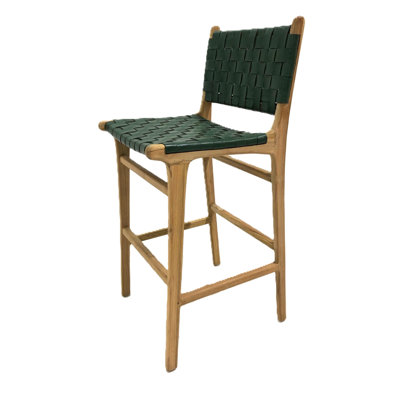 Bar Stool with Solid Wood Frame