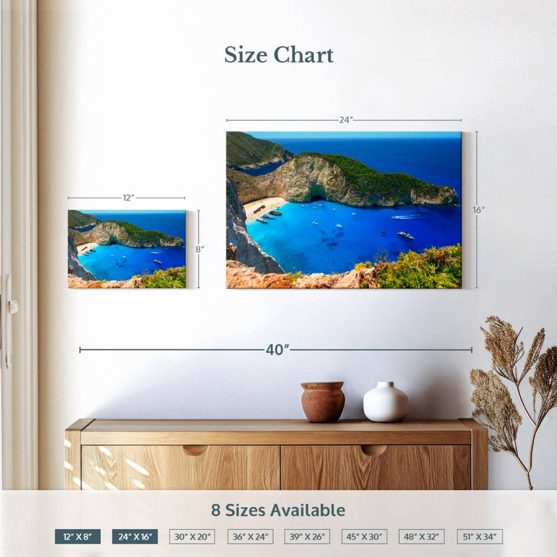 Navagio Gillard Paradise, H 16 po x l 24 po