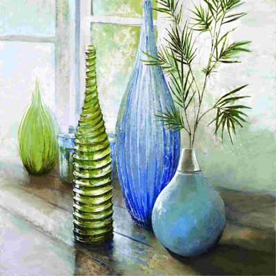 " Glass Pots Center " Painting Print
