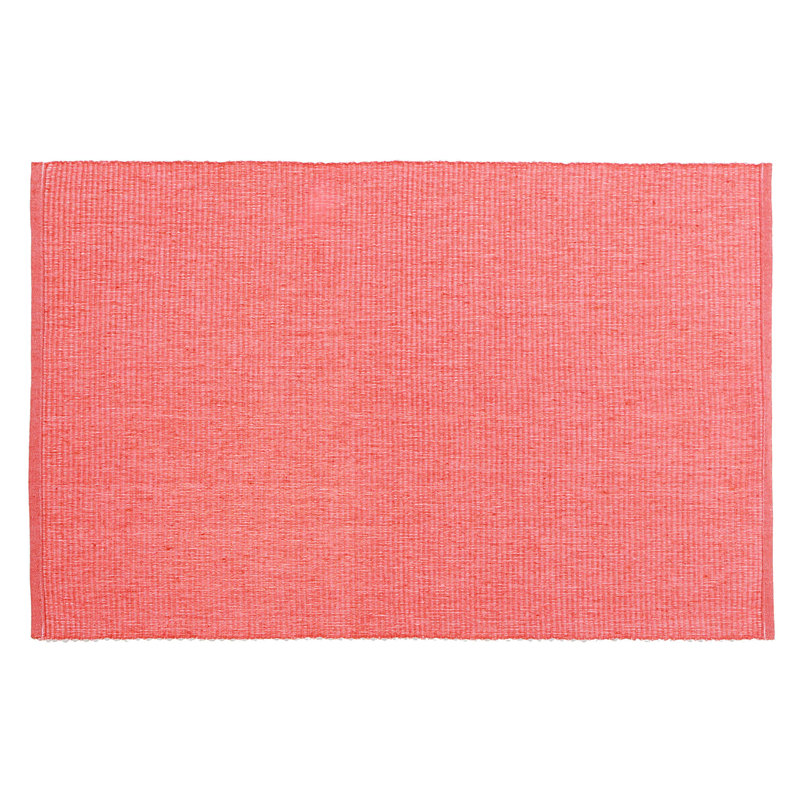 Napperon Chambray Denim Blue 13 x 19 - ensemble de 12, Corail