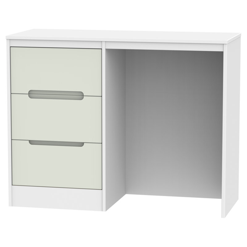 Fully Assembled Grety Dressing Table, Kashmir Matt/White