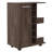 Bar Cart Wells, Four Casters, Dark Walnut Finish-233584250