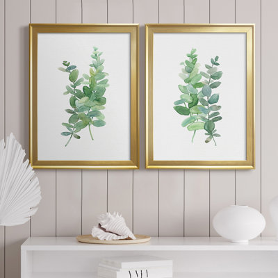 " Eucalyptus I " 2 - Pieces Painting Print