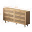 Console en rotin avec 6 tiroirs-820988993