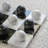 Monochrome Marble Tic Tac Toe Set | Round Marble Tic Tac Toe Game Set With Sphere Pieces