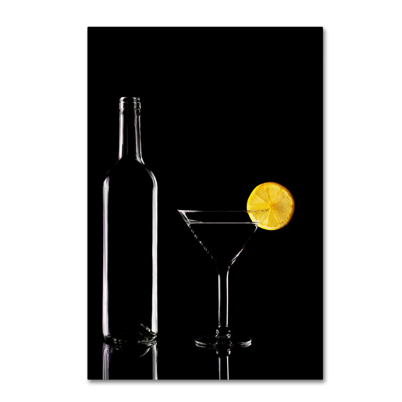 « martini », reproduction de photo sur toile tendue, H 32 po x l 22 po