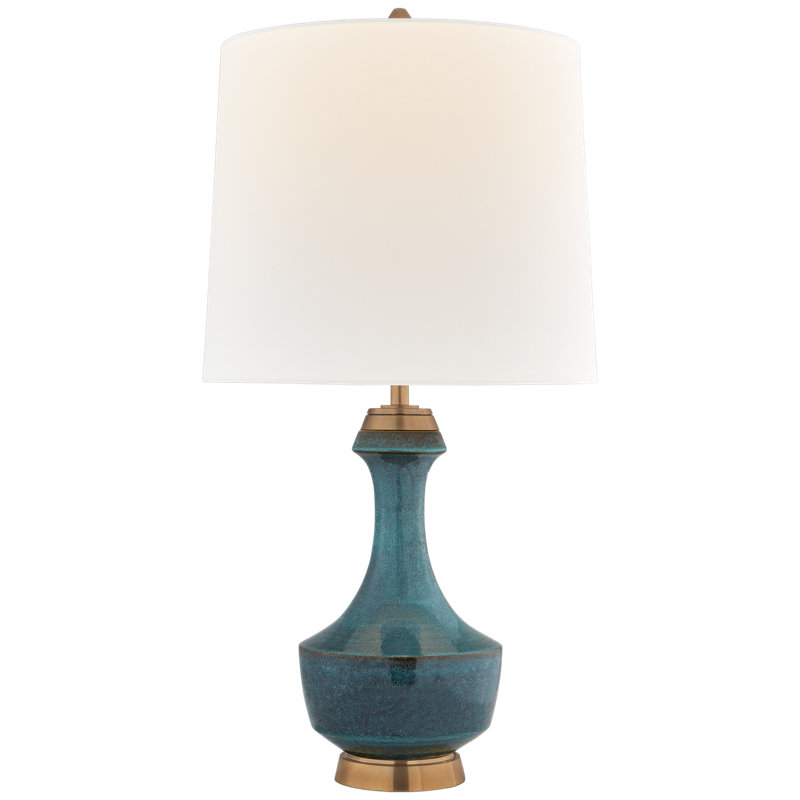 Thomas O'Brien Mauro Large Table Lamp, Oslo Blue