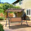 3-Person Porch Swing With Stand For Outdoor