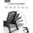 Chaise Lounge Chair Outdoor with Wheels & Cupholder | Oversize HDPE 6-Position Pool Lounge Chairs-114867007