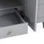 Comptoir de meuble-lavabo double 103 po
