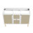 Modway Chaucer 48'' Double Bathroom Vanity with Wood Top-93811788-93811785