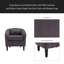 Fauteuil demi-tonneau Living Room-1877662823