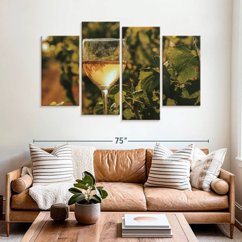Yarlin Vineyard White Wine, 42'' H x 68'' W