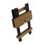 Table d'appoint en bois massif Dayton