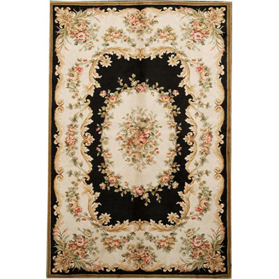 Hand-Knotted High-Quality Beige Area Rug