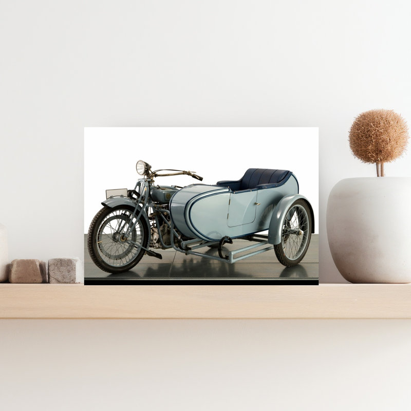 Fn 748Cc M50, combinaison de quatre motos, paysage abstrait classique, art mural, H 12 po x l 18 po