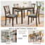 Ensemble de table de salle à manger 5 pièces Elegant Elegant