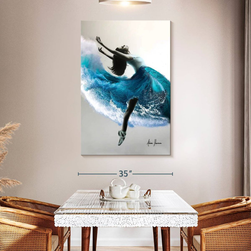 Enn Wave Dance, 51" H x 34" W