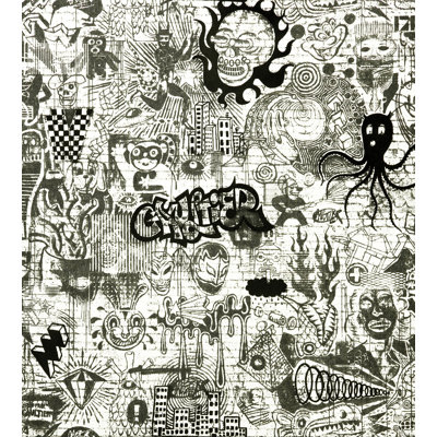 Les Papiers Abstract Matte Wallpaper Double Roll