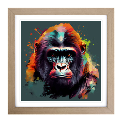 Gorilla Graphic No.4 - Framed Print