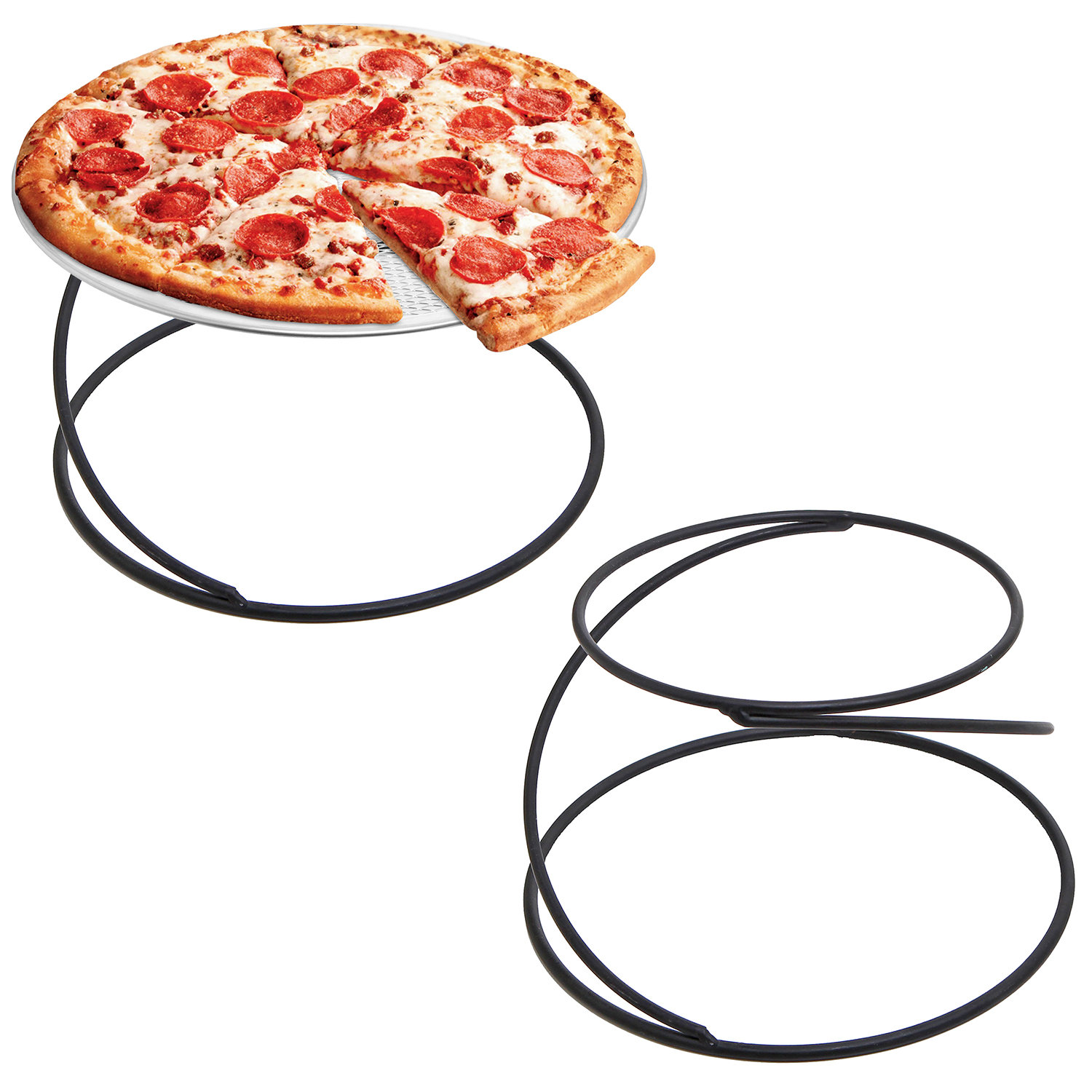 The Party Aisle™ Pizza Display Riser Buffet Accessory Serving Stand ...
