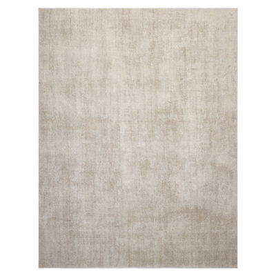 Tapis gris en laine touffeté à la main texturé gris de Nouvelle-Zélande